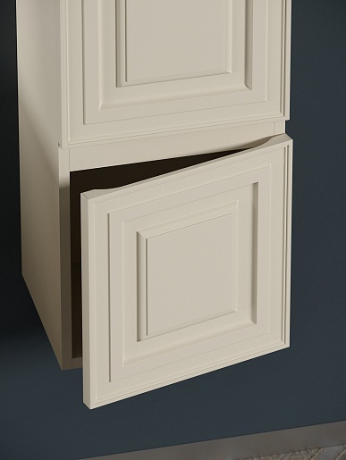 Sancos Шкаф пенал Very 35 R подвесной бежевый матовый (beige soft) – картинка-7
